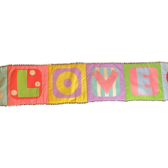 Sandra Magsamen Baby Love Soft Plush Fabric Textile Interactive Book  40x7 P9 - Picture 7 of 7